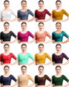 MB Dobby Cotton Lycra Stretchable Blouse Collection Wholesale In India